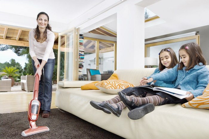 home cleaning with kids