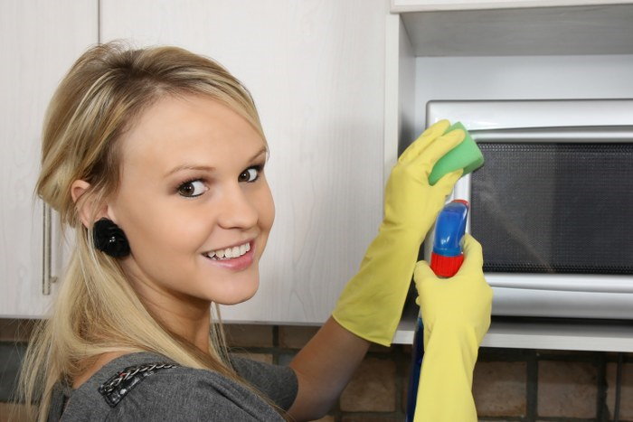 kitchen cleaning