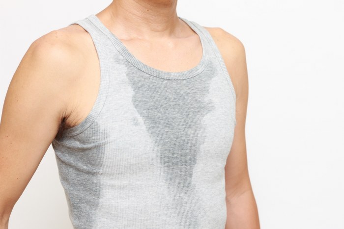 sweat stain removal